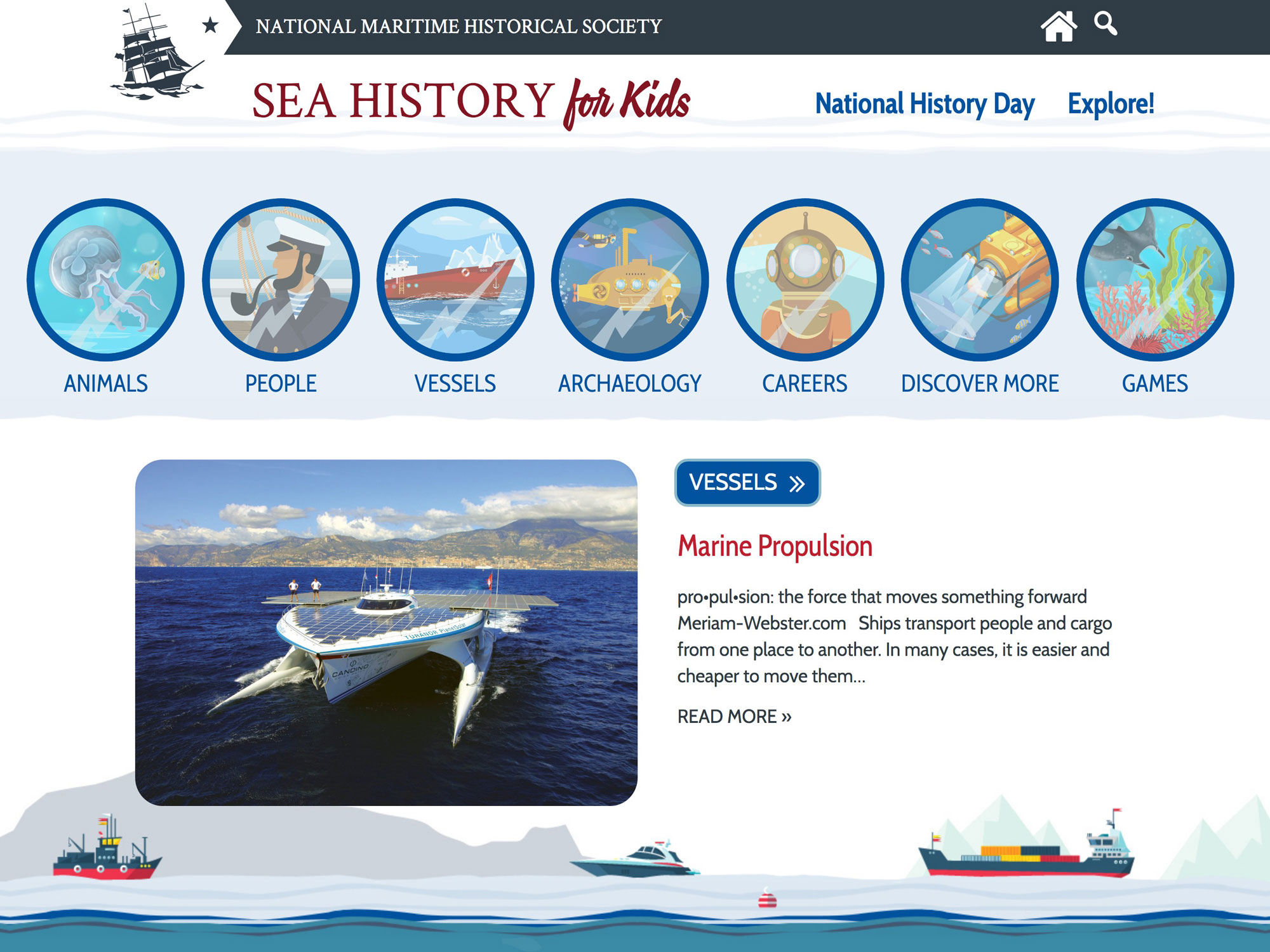 Sea History for Kids