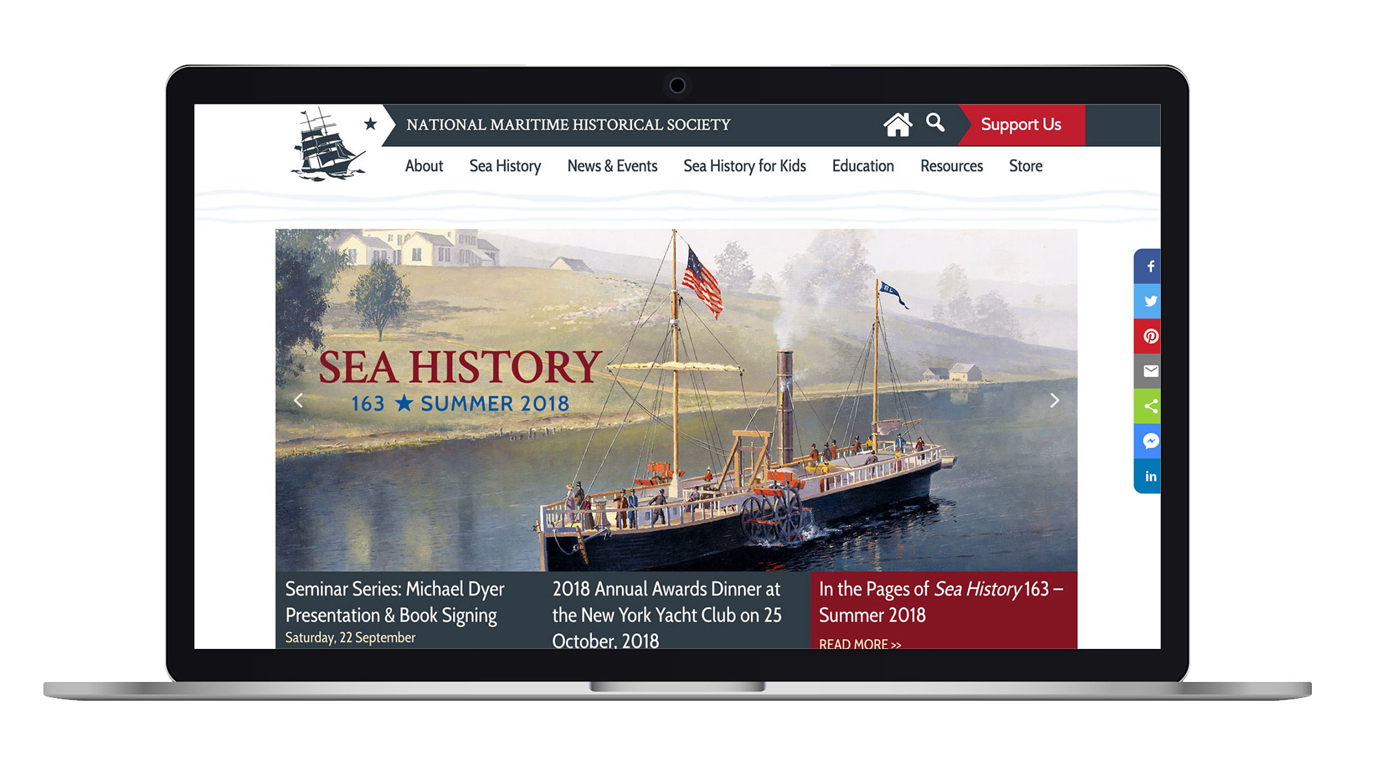 Sea History Home page